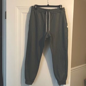 Vuori joggers. Army green color.